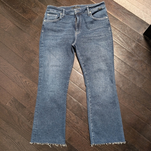 Mavi High Rise Crop Flare Jean - Picture 3 of 6
